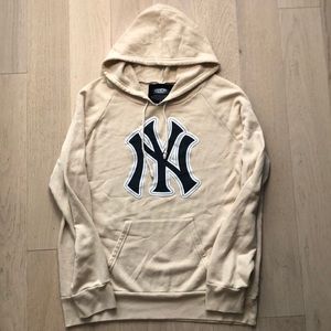 Majestic Threads NY Yankees Hoodie Sweatshirt